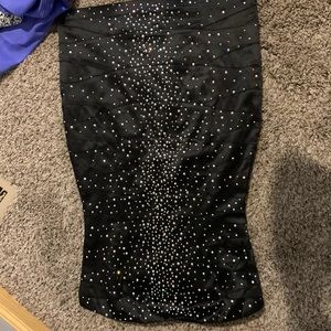 Sparkly black dress